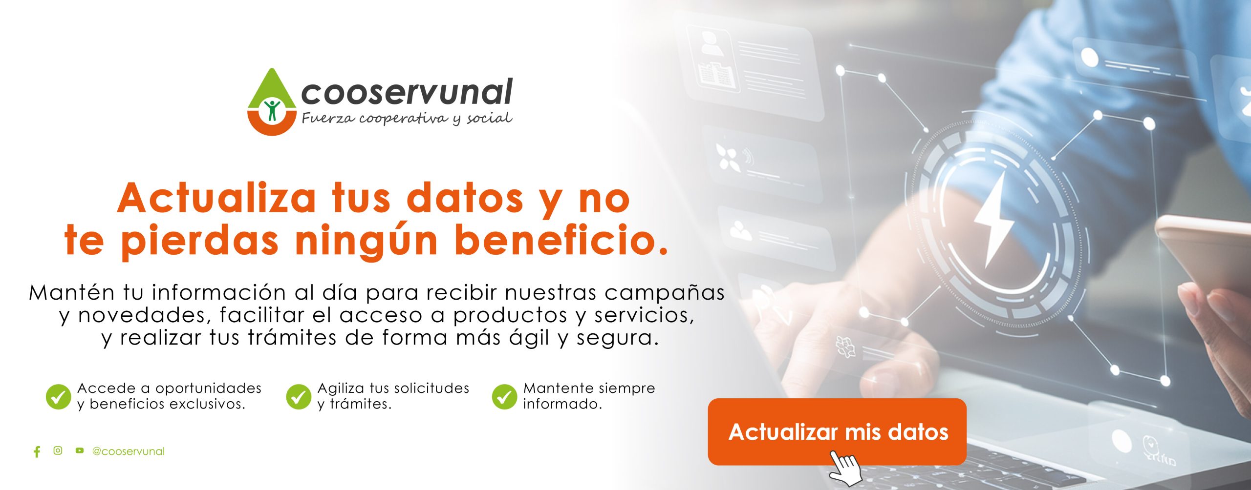Actualización de datos